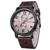 Original CURREN Top Brand Men Sports Waterproof Quartz Watch Fashion Military Luxury Leather Wristwatch 8192
