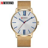 Relogio Masculino Curren Watch Men Brand Luxury Steel Waterproof Quartz Mens Watches Casual Sport Male Clock Wristwatches 8238