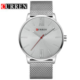 Relogio Masculino Curren Watch Men Brand Luxury Steel Waterproof Quartz Mens Watches Casual Sport Male Clock Wristwatches 8238