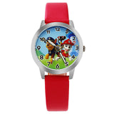 2017 Fashion Children Watch For Boy Leather Strap Wristwatch Student Casual Quartz Watch For