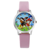 2017 Fashion Children Watch For Boy Leather Strap Wristwatch Student Casual Quartz Watch For