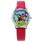 2017 Fashion Children Watch For Boy Leather Strap Wristwatch Student Casual Quartz Watch For