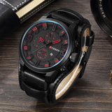 Curren 8225 Army Military Quartz Mens Watches Top Brand Luxury Leather Men Watch Casual Sport Male Clock Watch