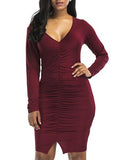 Plain Women's Bodycon Dress
