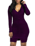 Plain Women's Bodycon Dress