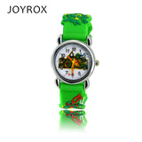 New Ninja Turtle Pattern Rubber Strap Children Watches Fashion Boy Girls Quartz Wristwatch