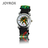 New Ninja Turtle Pattern Rubber Strap Children Watches Fashion Boy Girls Quartz Wristwatch