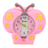 Kids Watches Cute Butterfly Slap Watch Cartoon Silicone Sports Children Watch 3D Creative watch